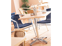 Casa Caf� Square Pedestal Table, 700x700mm