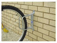 Wall mounted cycle holder, straight model