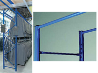Garment hanging starter bay 2400x477x900