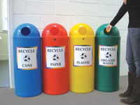 Slimline Classic Recycling Litter Bin Slimline Classic Recycling Litter Bin