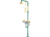 Freestanding emergency station + eye / face Wash