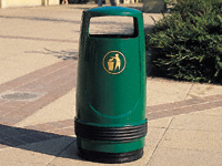 Merlin Freestanding Bin with Lock and Metal Liner Merlin Freestanding Bin with Lock and Metal Liner