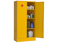 Flammable liquid storage double door cabinet