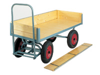 Heavy duty platform truck, 1000kg capacity