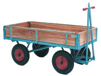 Heavy duty platform truck, 1000kg capacity
