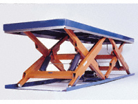 2000kg Double horizontal Scissor lift
