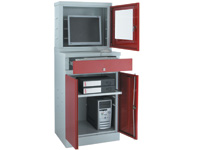 Flat screen compact computer workstation