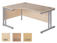 L/H cantilever workstation 1600mm wide